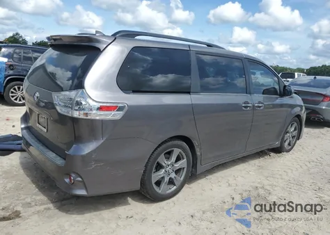 2018 Toyota Sienna Se z USA, uszkodzony, nr VIN 5TDXZ3DC5JS921882
